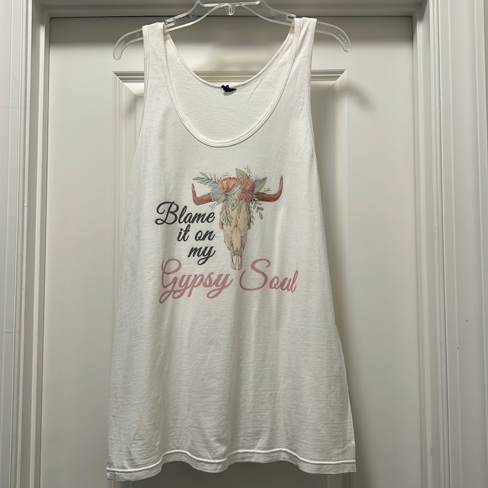Flowy Tultex tank top